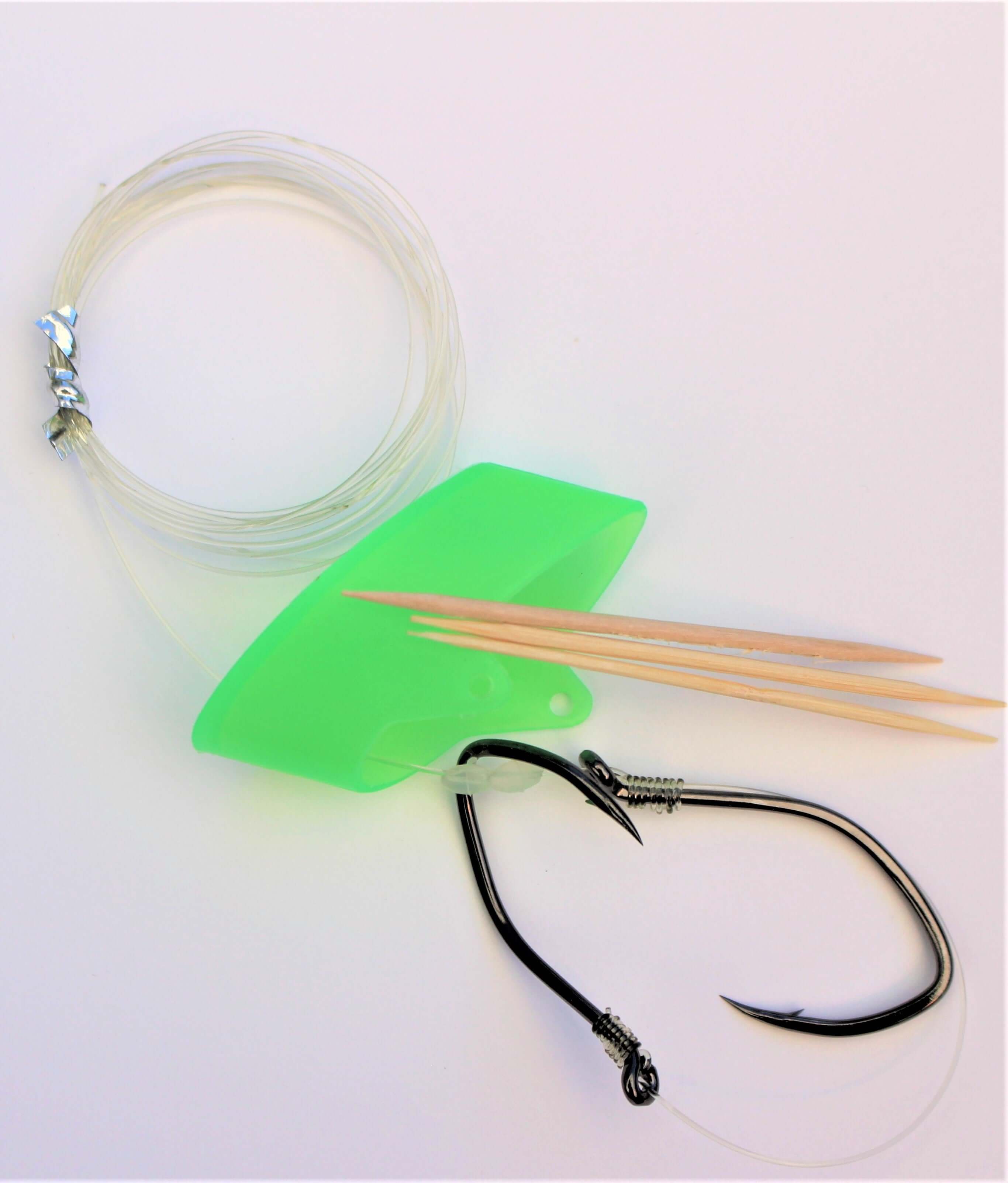 barbed wire fish hook SURE SPIN: Pre-Rigged with BARBED sickle hooks