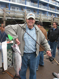 Ocean trolling for salmon with LongLiner allows a number of presentation advantages.  