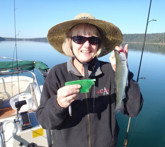 Trolling for kokanee with a LongLiner gives easy reproduceable depth when targeting suspended fish
