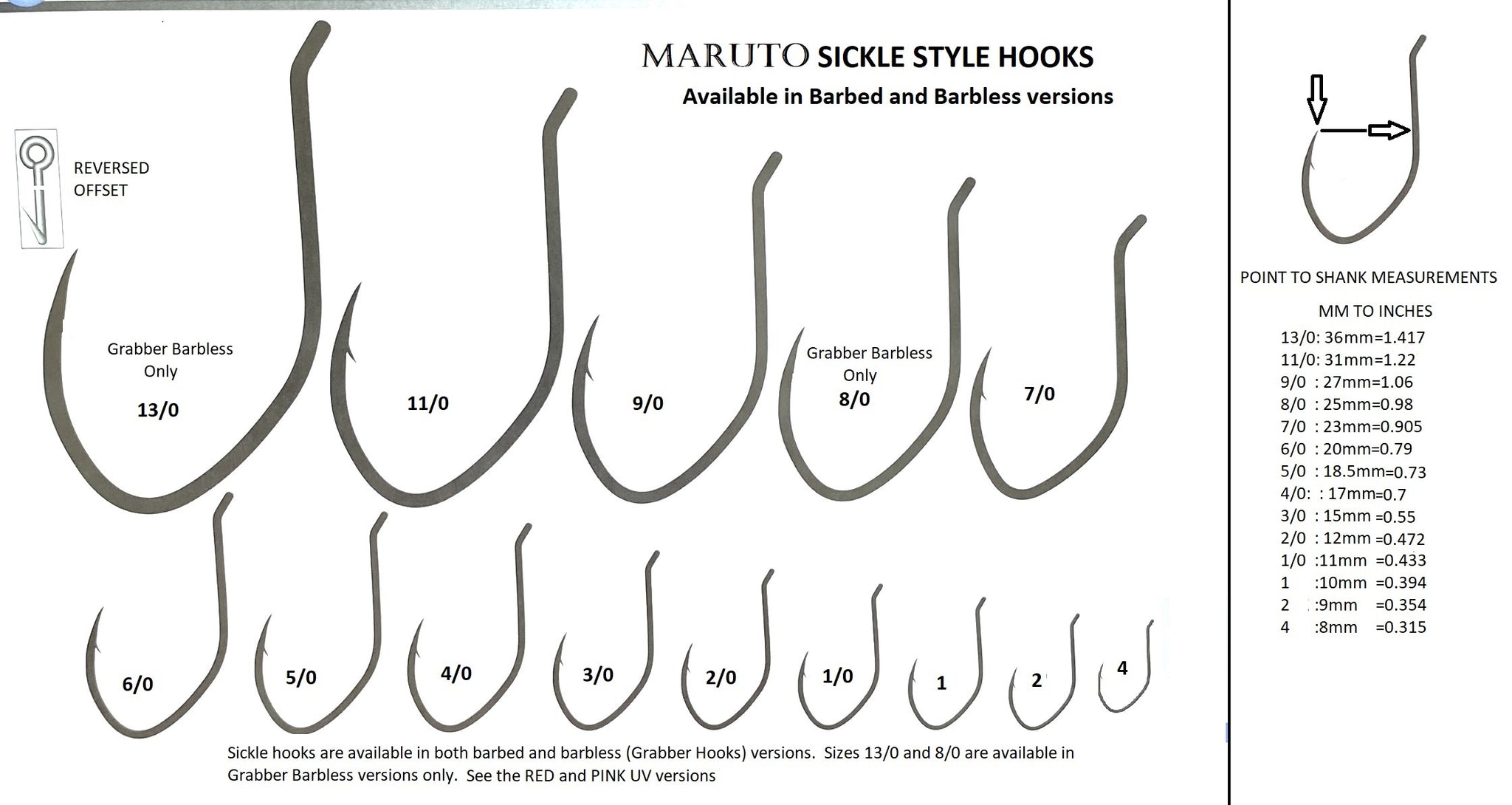 Maruto Barbed Sickle Hook