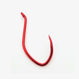 Barbless sickle hook: RED Maruto®