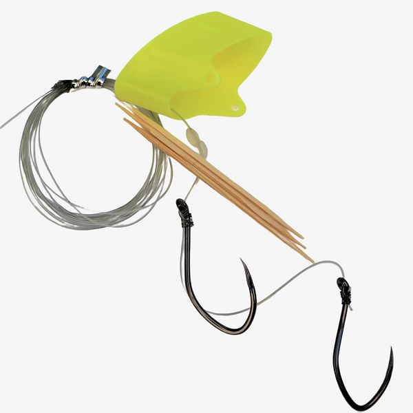 Sure SPIN: Pre-Rigged with BARBED sickle hooks
