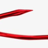 Barbless sickle hook: RED Maruto®