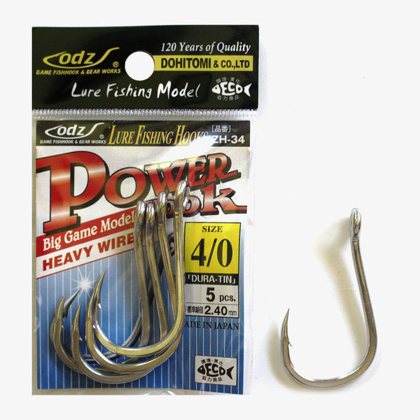 POWER ASSIST HOOK by Dohitomi & Co., Ltd. 4/0-5 pack