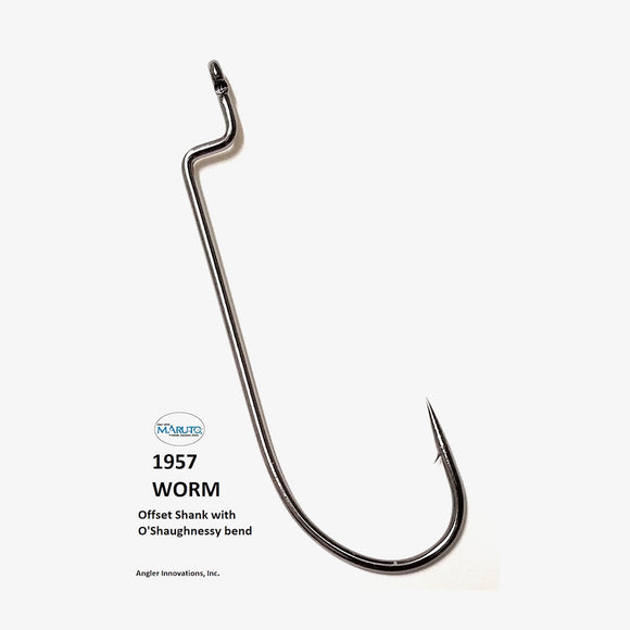Bass Advantage O'Shaughnessy 1957 Maruto Worm Hook