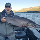 Barbless Grabber Sickle hook in Pink UV