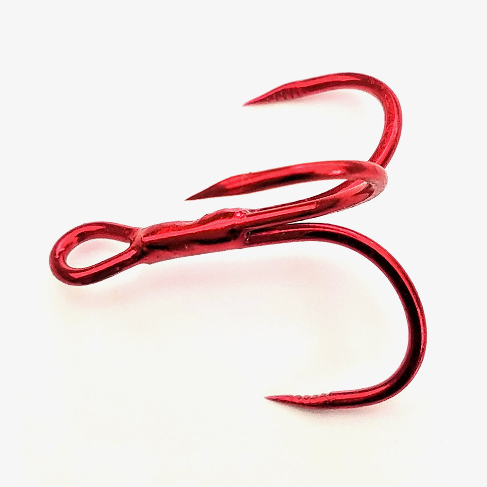 Barbless Treble-RED – Angler Innovations