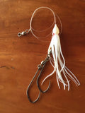 Rigged as a single or a twin, our Maruto barbless siwash hooks are highly effective