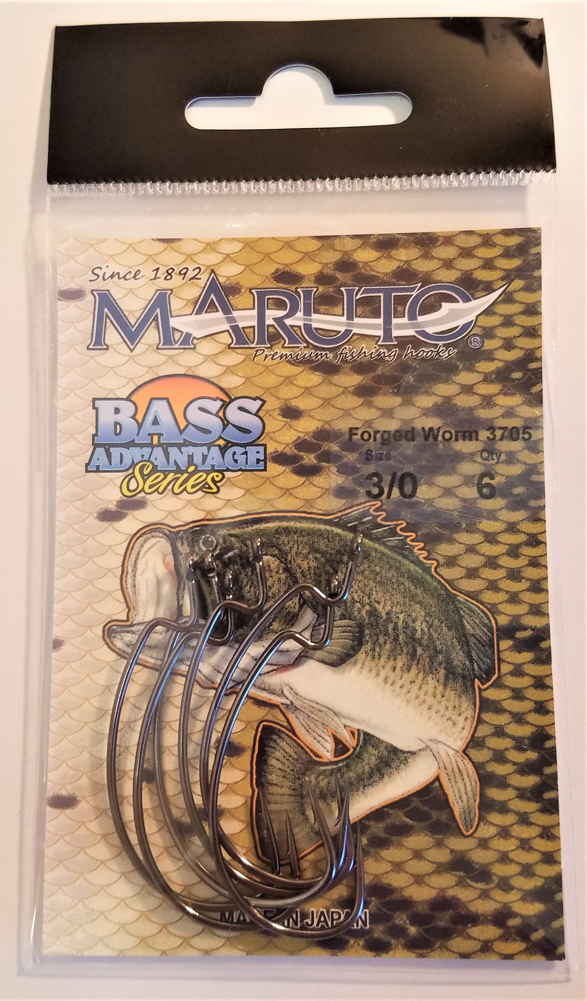 Bass Advantage Maruto #3705 Forged Worm Hook – Angler Innovations