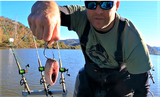 Our Pro Staffer Joe Granata of "Hammer Down Catfishing shows how he baits a 348 Circle with shad"  See his YouTube Channel for catfish adventures.
