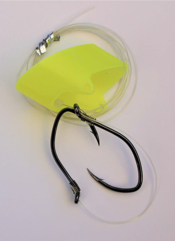 barbed wire fish hook SURE SPIN: Pre-Rigged with BARBED sickle hooks