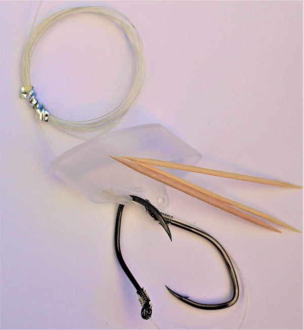 SURE SPIN: Pre-rigged with BARBED sickle hooks – Angler Innovations