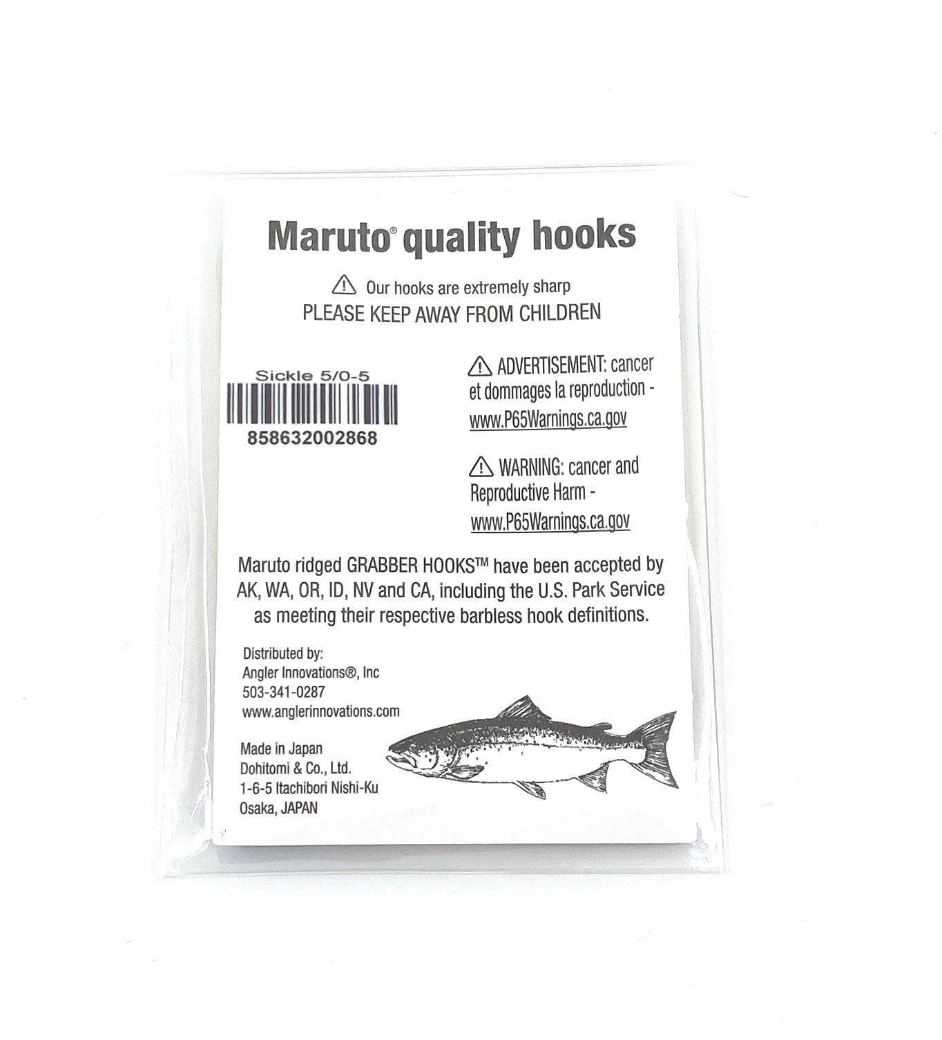 TOGATTA ML201 Premium Barbless Hook (50 pack)