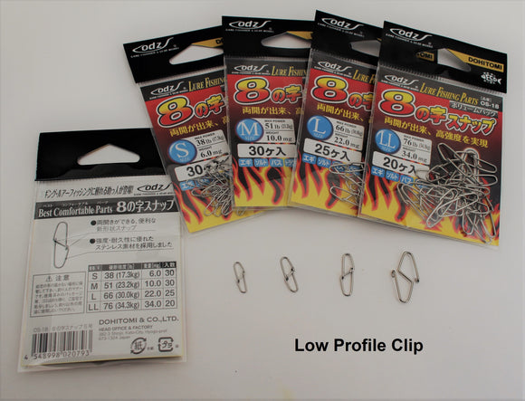 Figure 8 Clip: Low Profile Rigging/Lure clip
