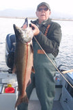 Big King Salmon taken with a Maruto barbed treble