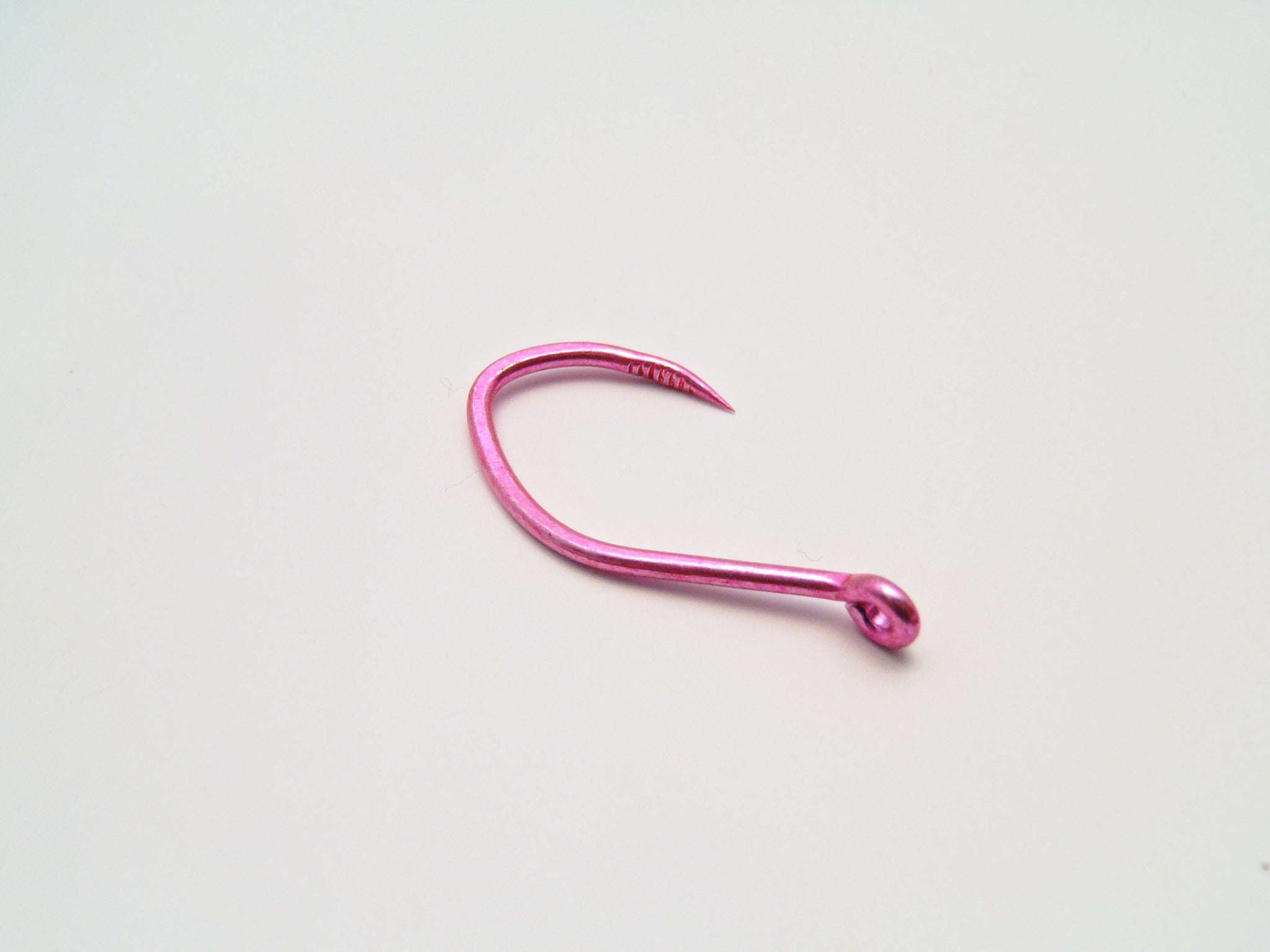 Barbless Maruto Grabber Hook Sickle Style Pink UV – Angler Innovations