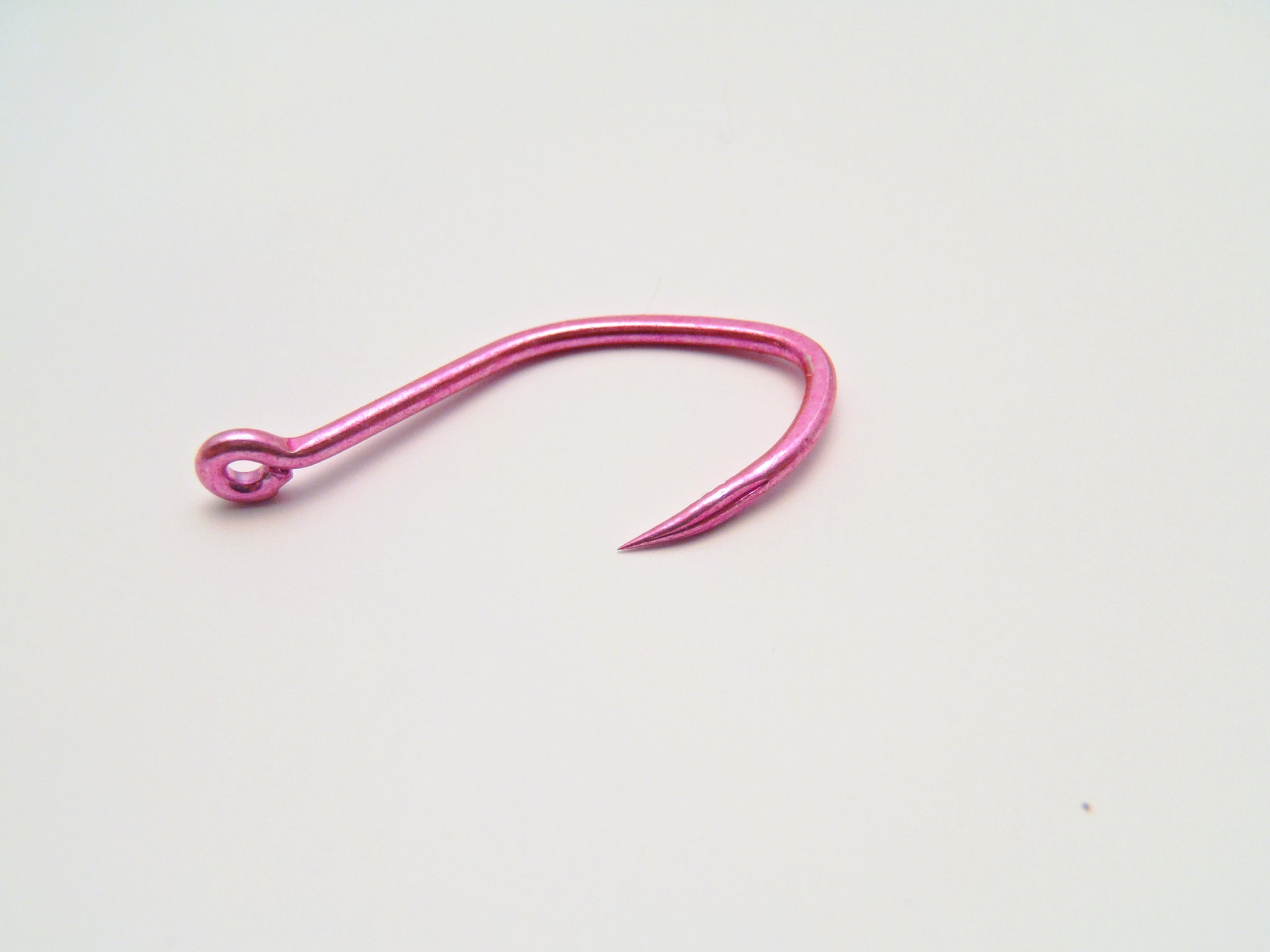 Barbless Maruto Grabber Hook Sickle Style Pink UV 2/0 8 Pack